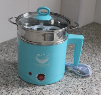 A Portable Mini Rice Cooker with Handle / Steamer / Travel Pot (1.2L)