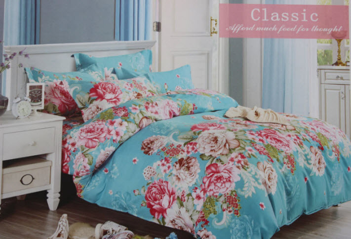 Flora Bed Sheet - Queen size