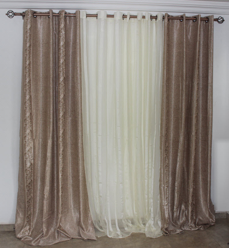 3 set window curtains