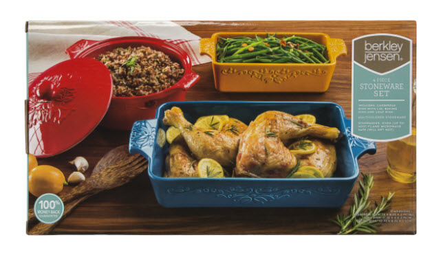 Berkley Jensen 4 pcs bakeware set -multicolored