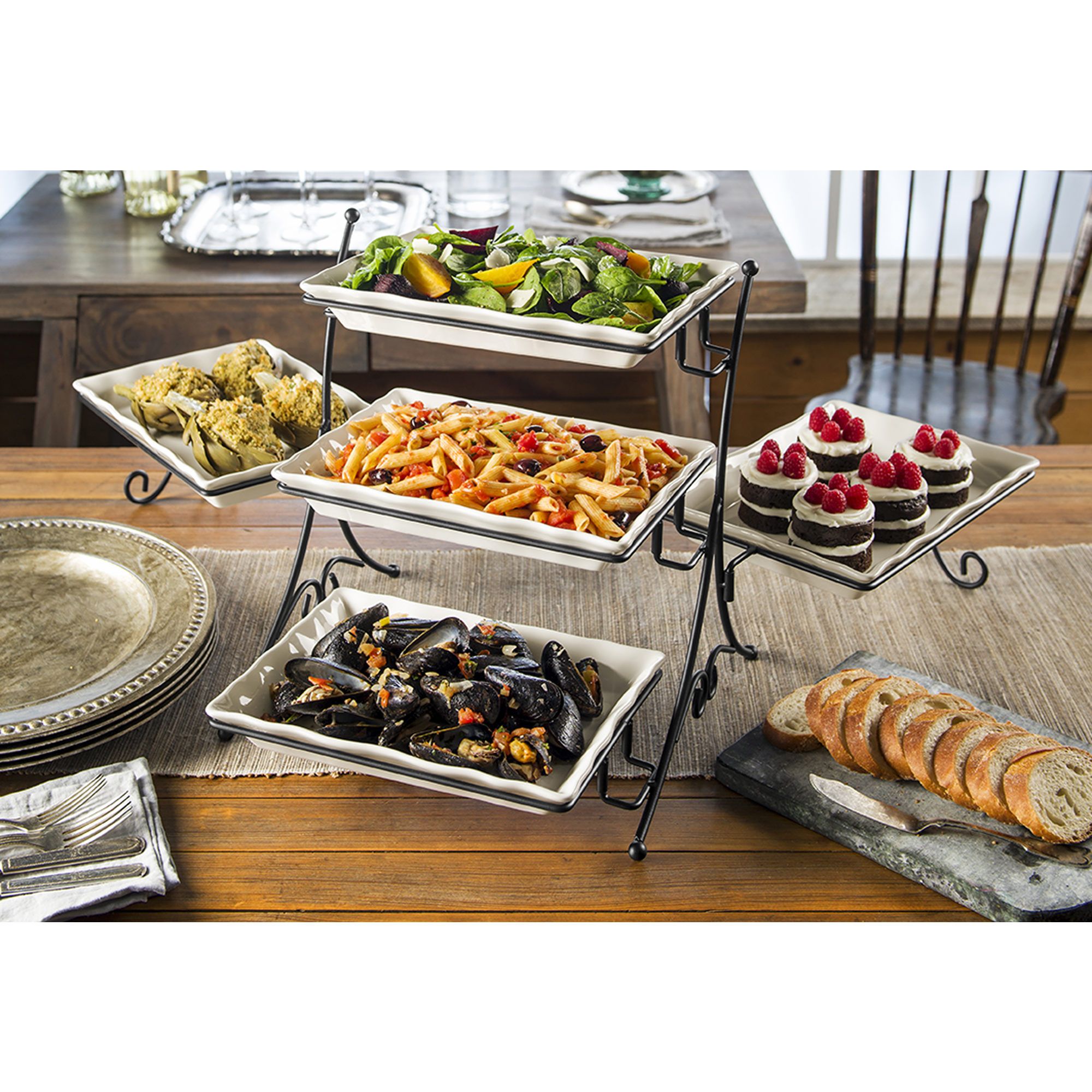 Berkley Jensen 5-tier buffet server