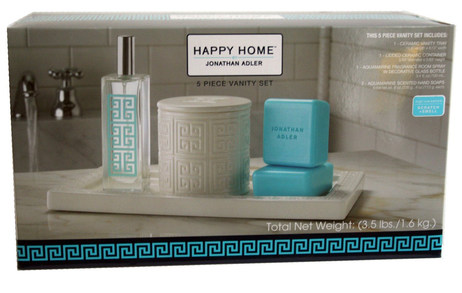 Jonathan Adler Happy Home 5 Piece Vanity Set