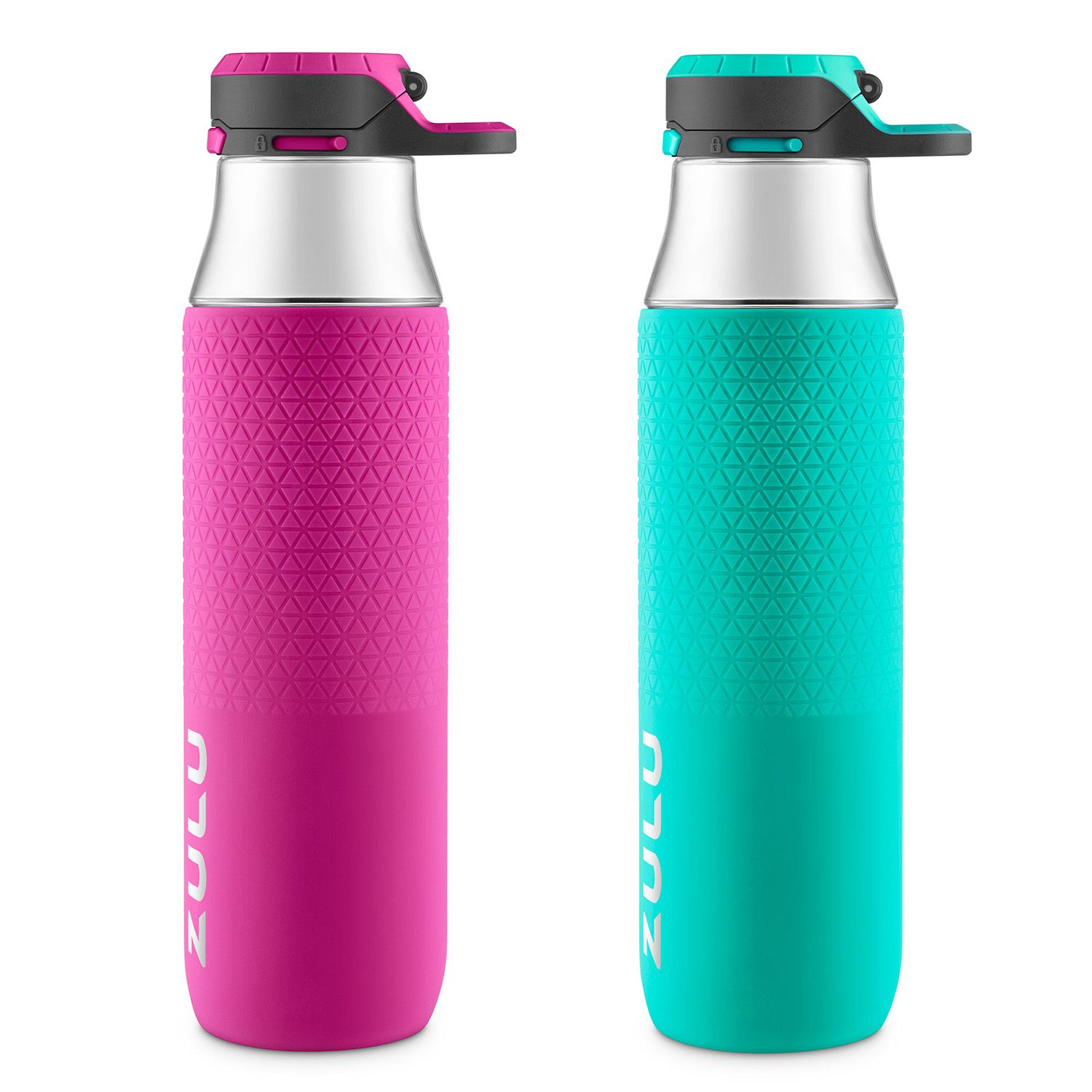 Zulu Studio Tritan Water Bottle, 2-Pack (Assorted Colors) 946 mL. Zulu Studio Tritan Water Bottle, 2-Pack (Assorted Colors) 946 mL.