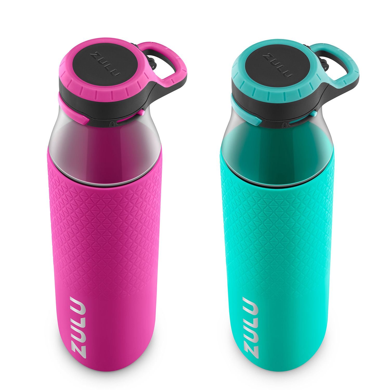 Zulu Studio Tritan Water Bottle, 2-Pack (Assorted Colors) 946 mL. Zulu Studio Tritan Water Bottle, 2-Pack (Assorted Colors) 946 mL.