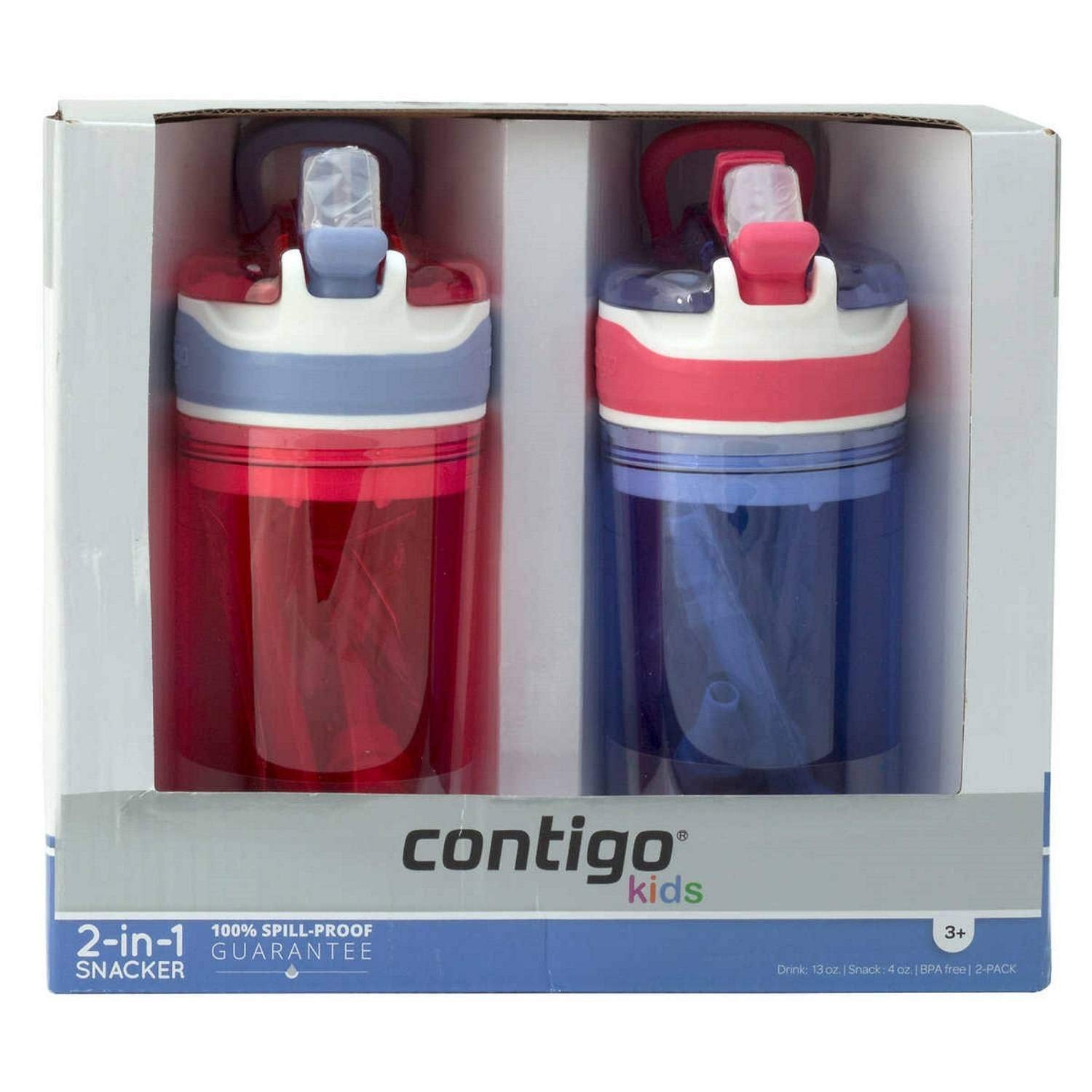 Contigo Kids 2 and 1 Snack Hero Kids Tumbler and Snack Cup- 385 ml - 2 pack - Image 2