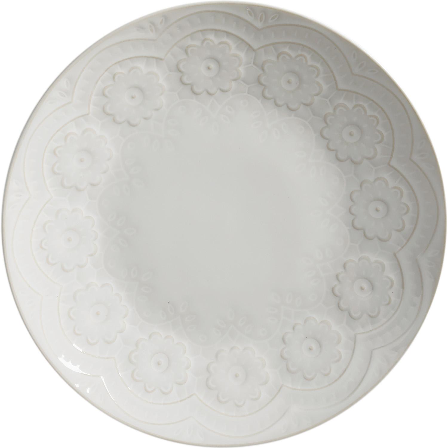 Gibson Elite Alemany 18 Piece Dinnerware Set - Linen - Image 5
