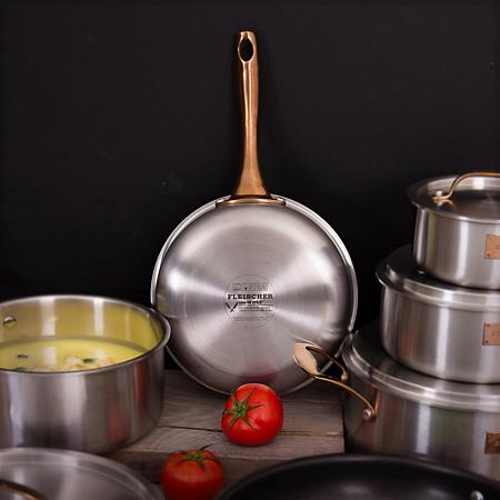 Fleischer and Wolf London Tri-Ply 12-Piece Cookware Set
