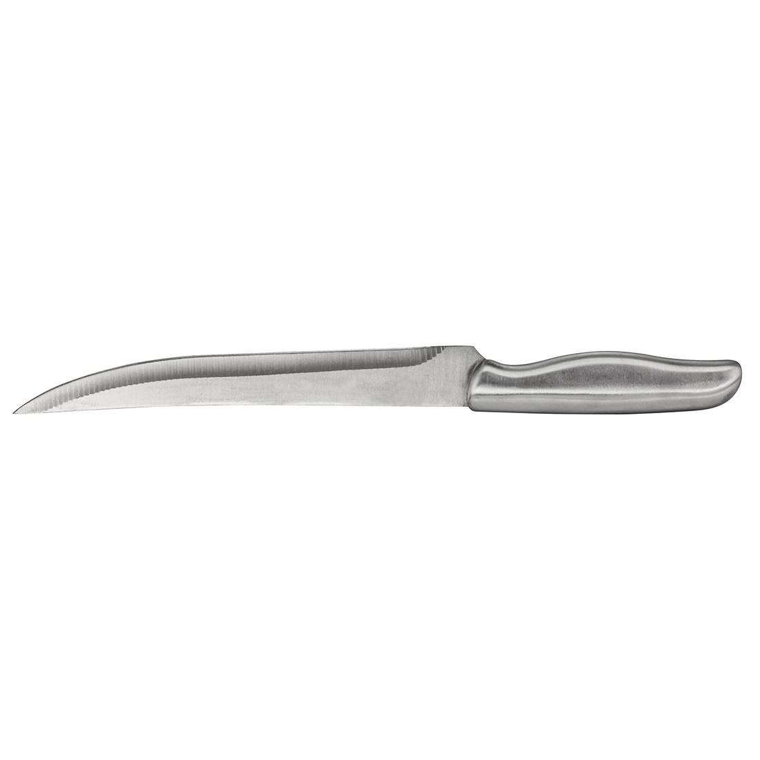 Madison and Yale 34 Pc. Stainless Steel Cutlery Set with Swivel Wood Knife Block - Image 7