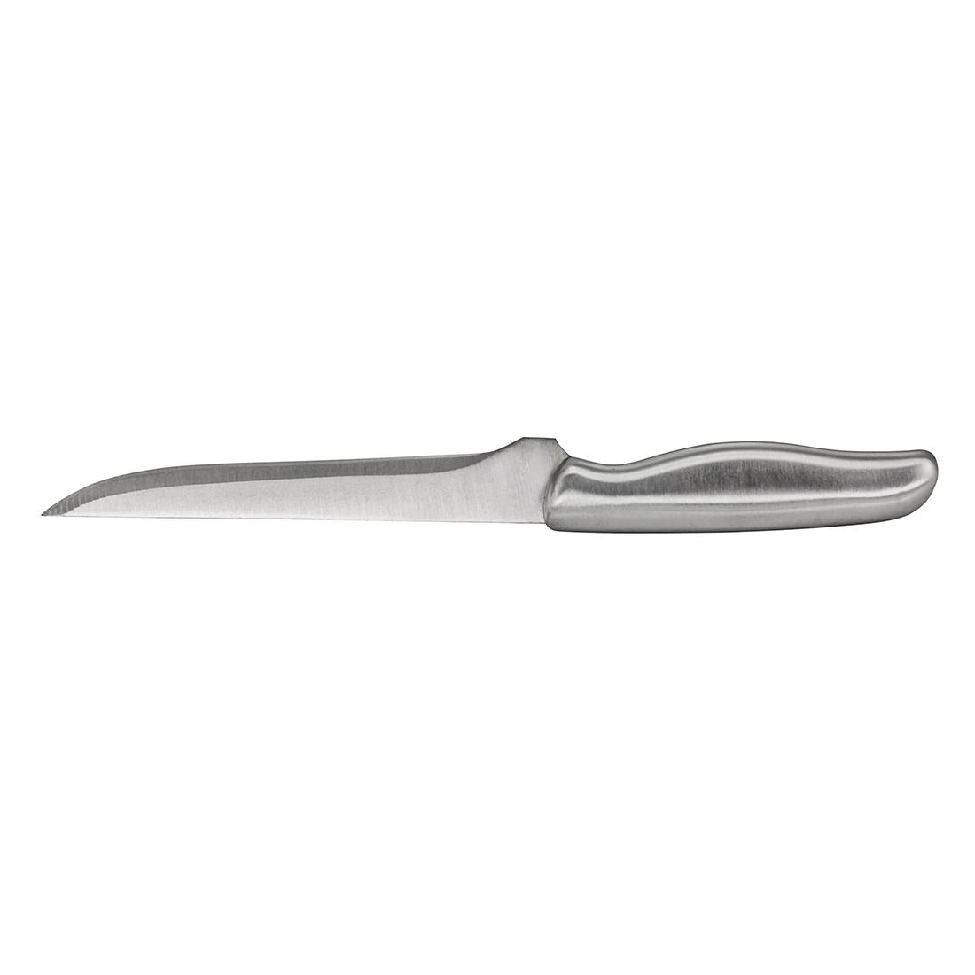 Madison and Yale 34 Pc. Stainless Steel Cutlery Set with Swivel Wood Knife Block - Image 8