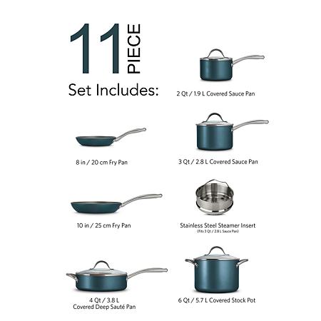 Tramontina 11-Piece Nonstick Cookware Set