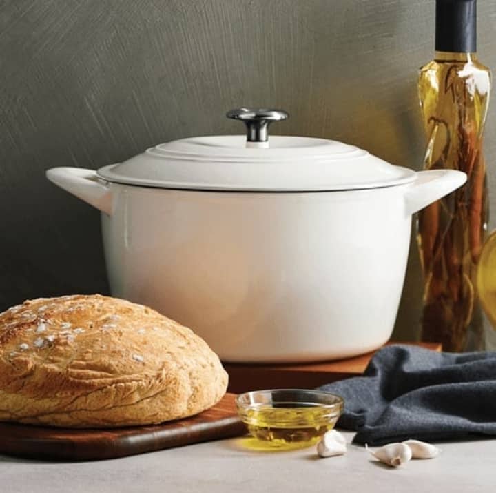 Tramontina Enameled Cast Iron Covered Dutch Oven - 7qt / 6.62L -Latte