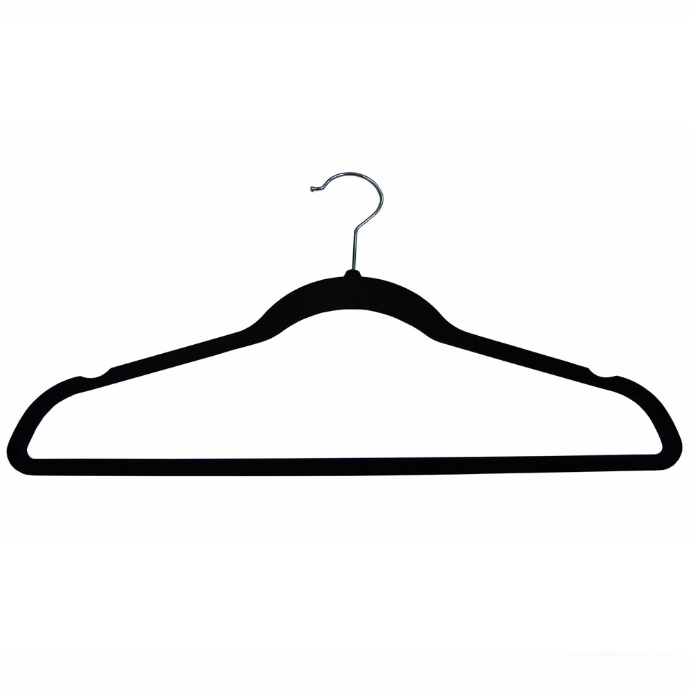 Berkley Jensen Anti-Slip Heavy Duty Velvet Hangers -35 Pack