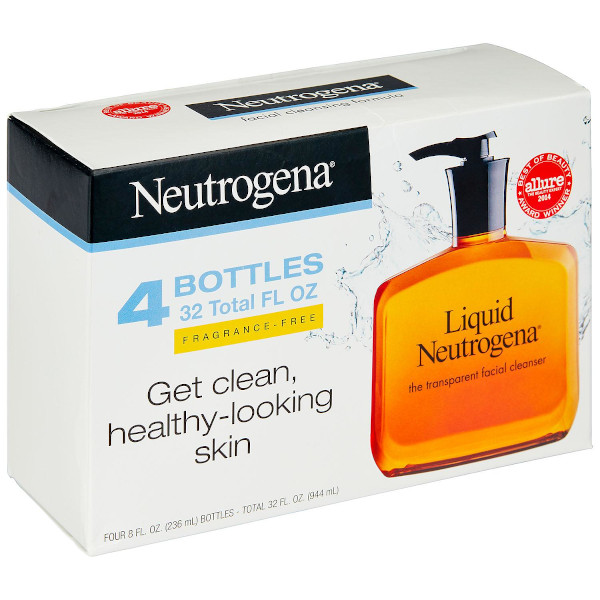 Liquid Neutrogena Fragrance-Free Facial Cleanser (8 fl. oz.,944ml, 4 pk.) - Image 4