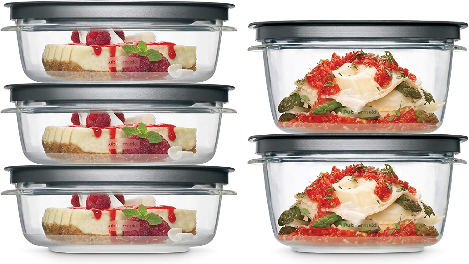 Rubbermaid Meal Prep Premier Food Storage Container, 10 Piece Set
