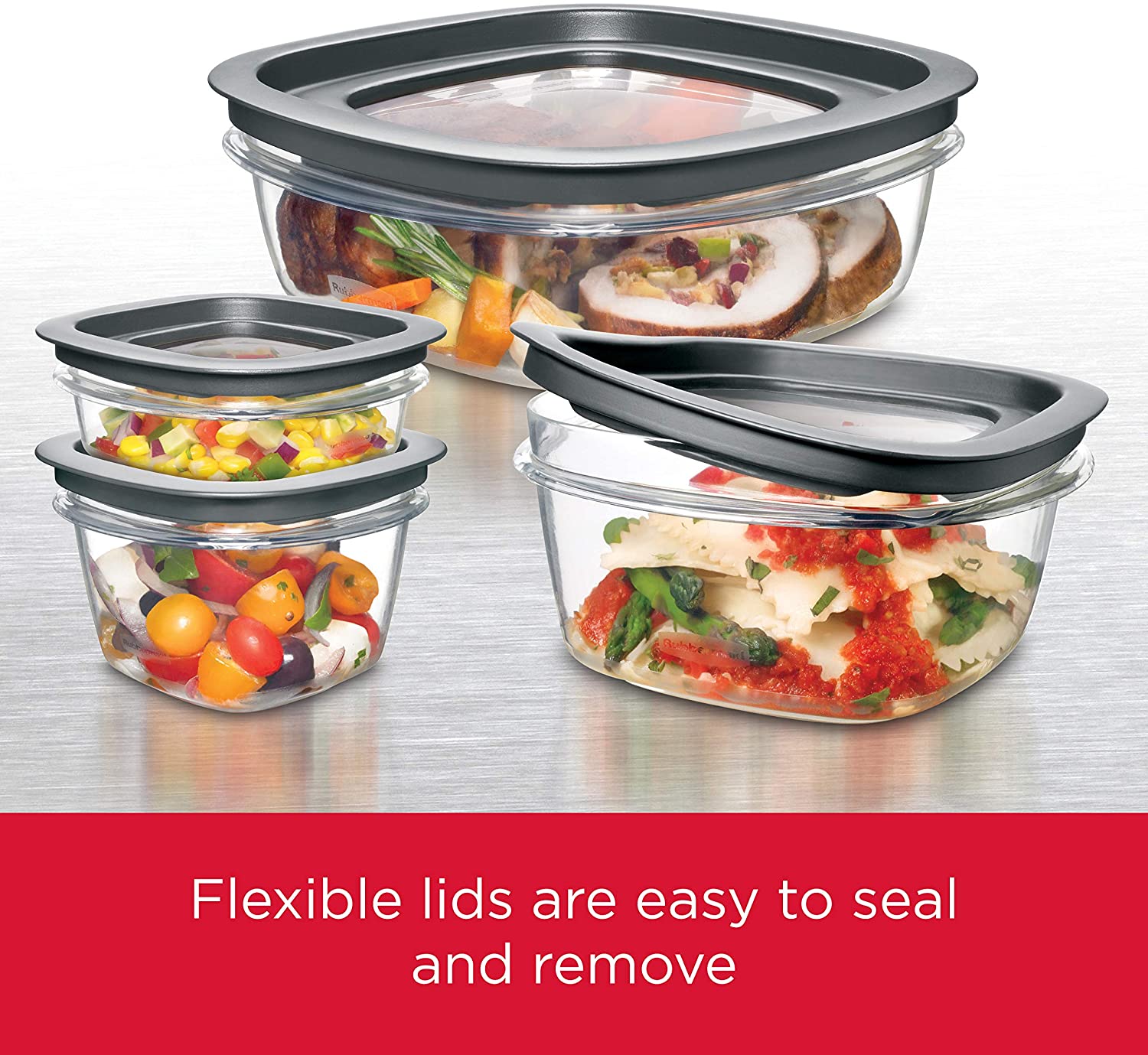 Rubbermaid Meal Prep Premier Food Storage Container, 10 Piece Set - Image 3