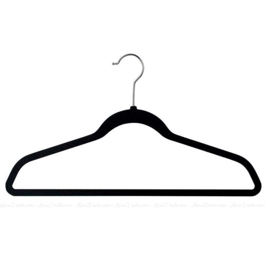 Flocked Non-Slip Space Saving Clothes Hangers - 50 Pack Flocked Non-Slip Space Saving Clothes Hangers - 50 Pack