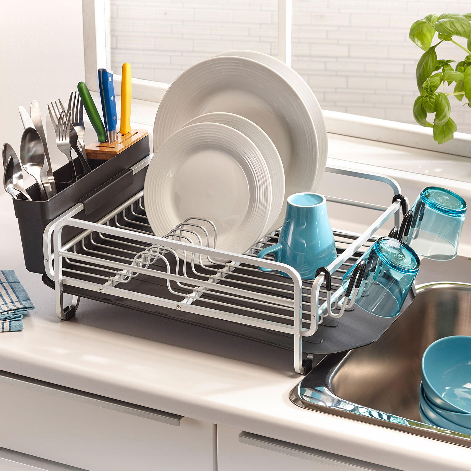 Member's Mark Rust Free Aluminum Dish Rack - Image 4
