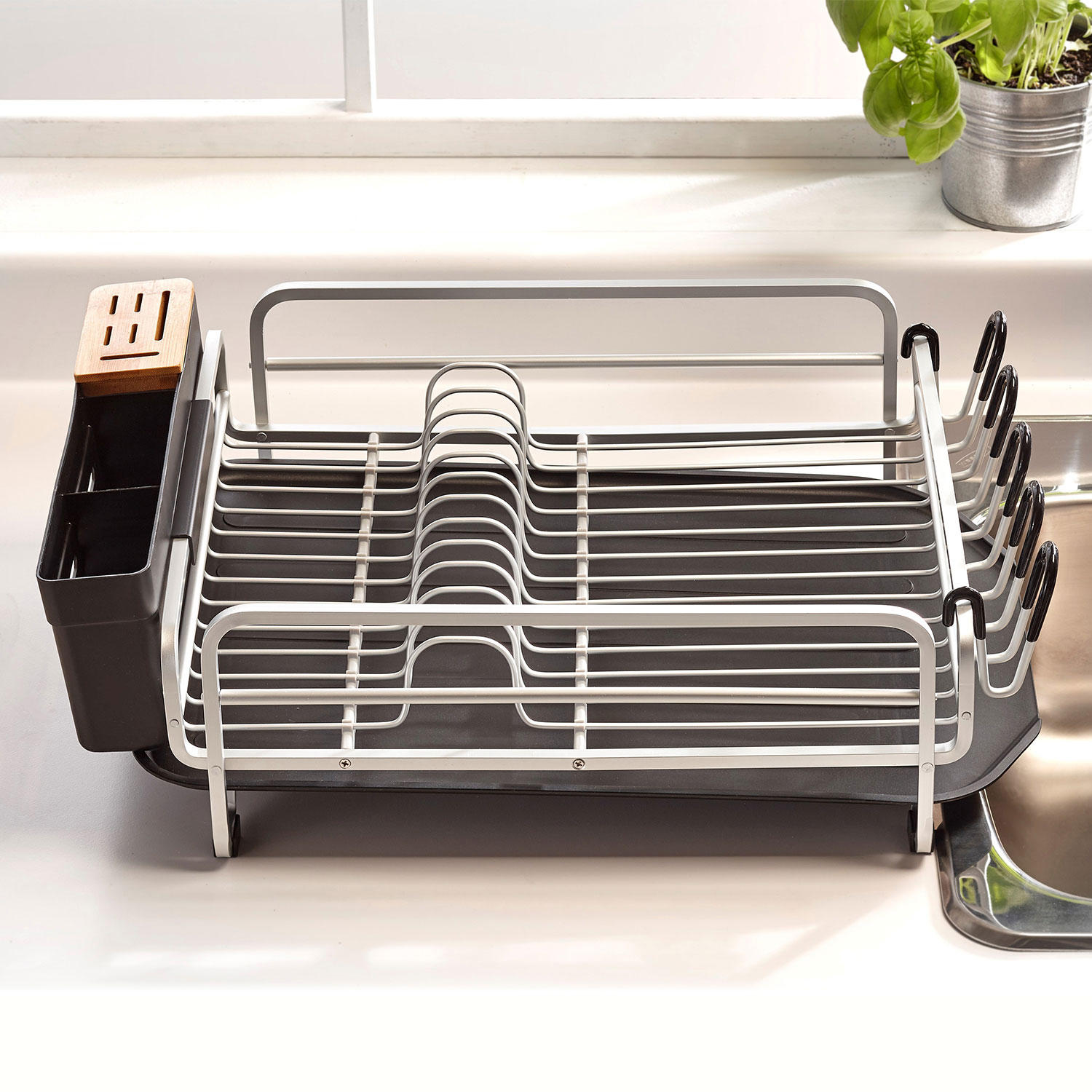 Member's Mark Rust Free Aluminum Dish Rack - Image 5