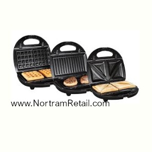 Silver Crest Germany 3-in-1 Multi-plate Sandwich maker, Grill and Waffle Maker Silver Crest Germany 3-in-1 Multi-plate Sandwich maker, Grill and Waffle Maker