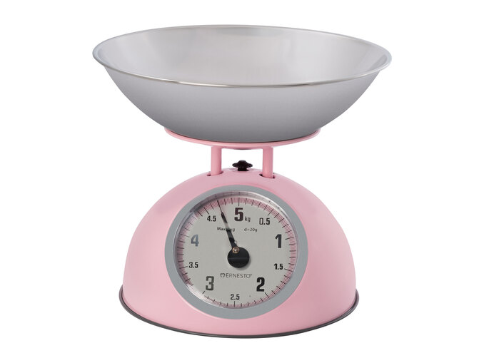 # Ernesto Traditional Kitchen Scales - Glossy Pink