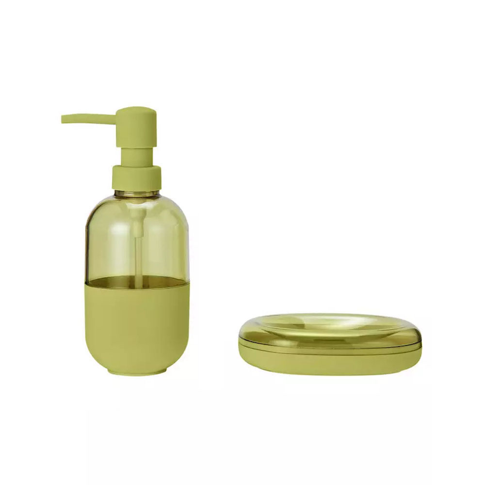 Argos Home Capsule Bathroom Accessory Set - Lemon