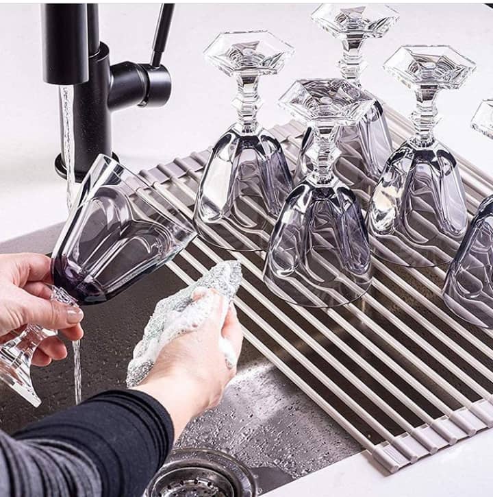 Roll Up Dish Rack