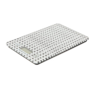 # Kirkton House Digital Kitchen Scales – spotted white