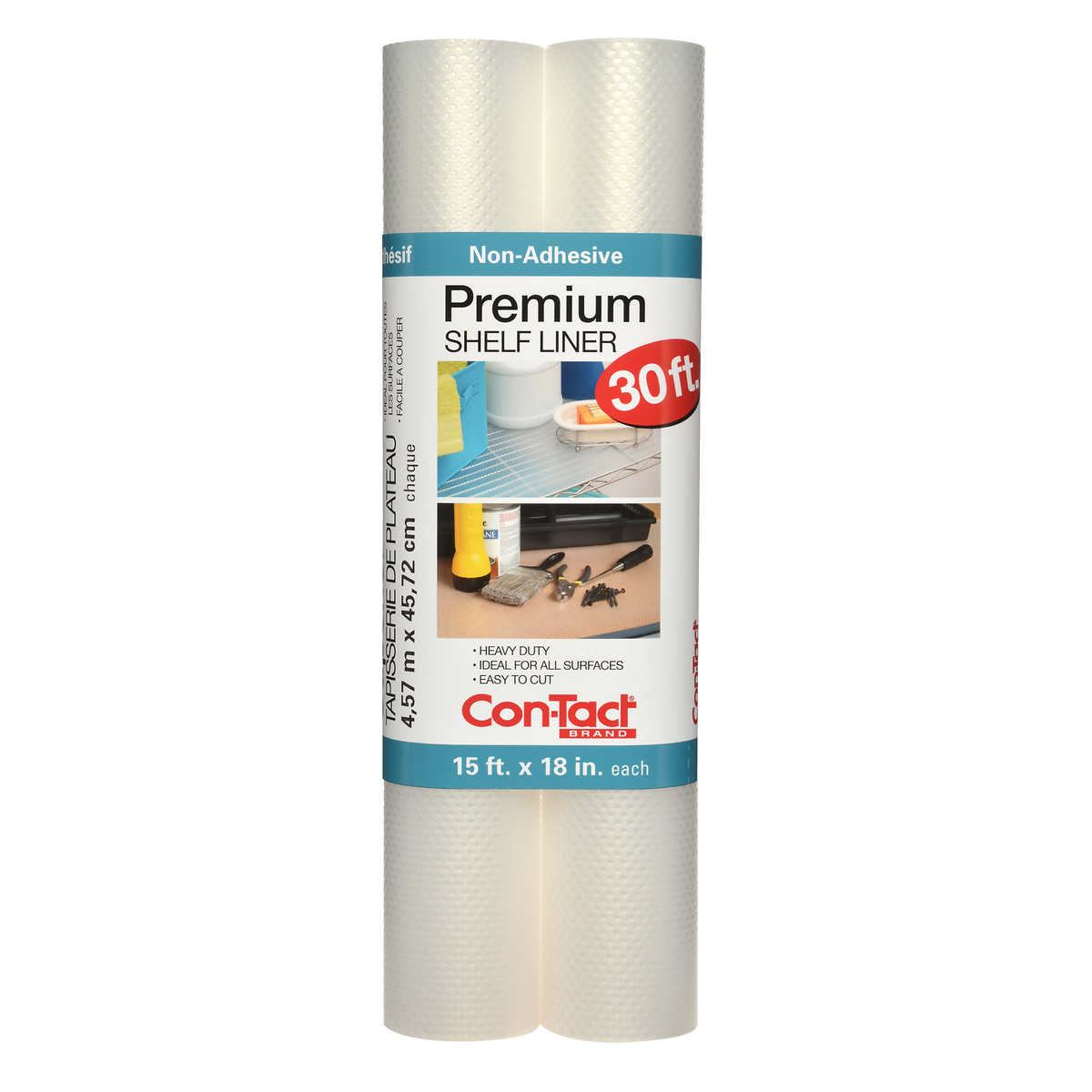 Contact Premium Non-Adhesive Shelf Liner 15 Ft.