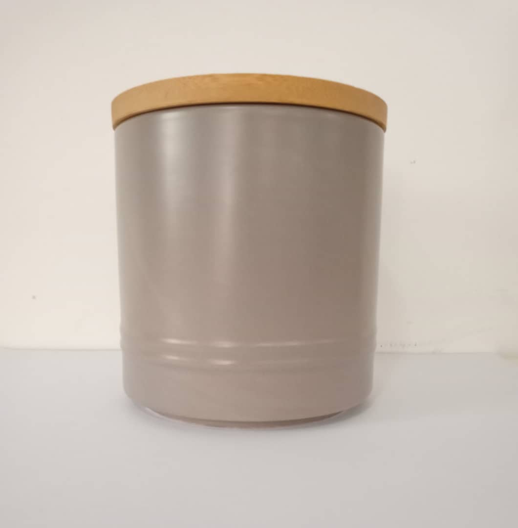 Kirkton House Kitchen Ceramic Canister with Bamboo Lid Kirkton House Kitchen Ceramic Canister with Bamboo Lid