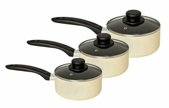 Kirkton House Saucepan Set - Cream - Image 2