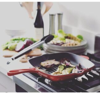 Cast Iron Grill Pan Oven Safe up to 260°C