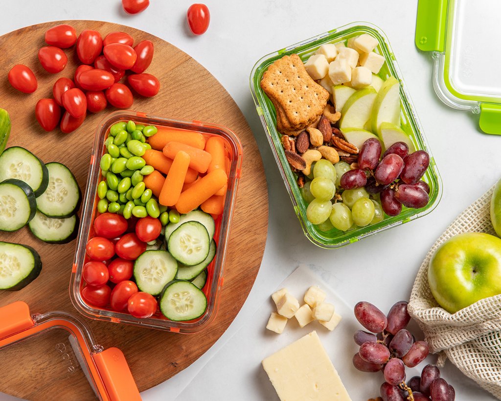Ello 10-piece Glass Meal Prep Food Storage Container Set - 3.4 Cups each