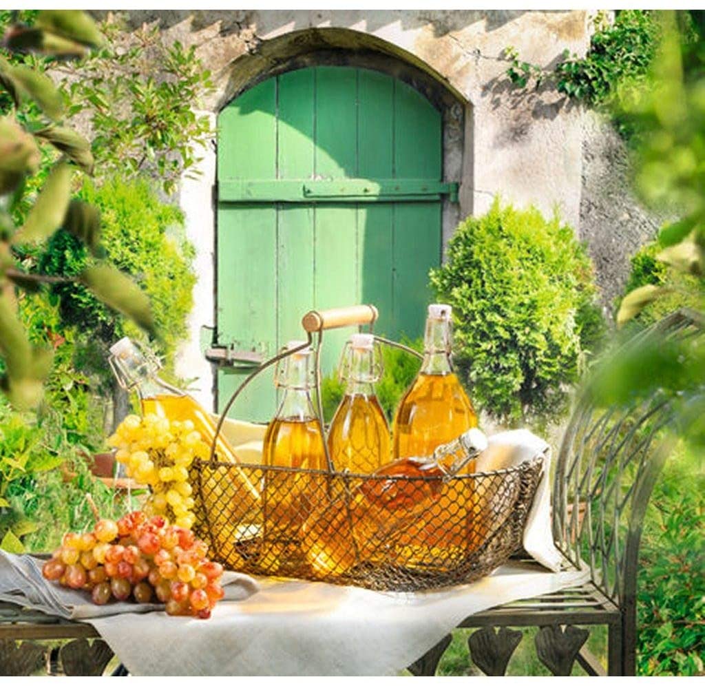 Al Fresco Dining Glass Bottle for Homemade Drinks - 1 Litre - Image 2