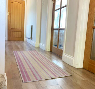 Dunelm Stripe Machine Washable Runner 57cm x 150cm