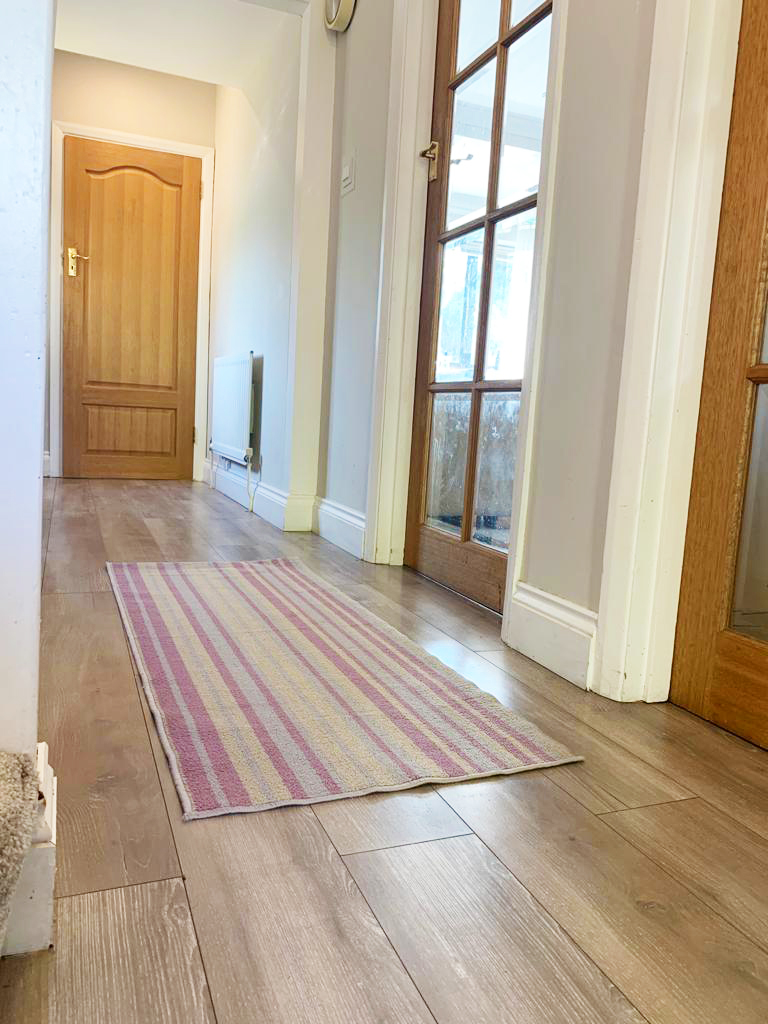 Dunelm Stripe Machine Washable Runner 57cm x 150cm Dunelm Stripe Machine Washable Runner 57cm x 150cm