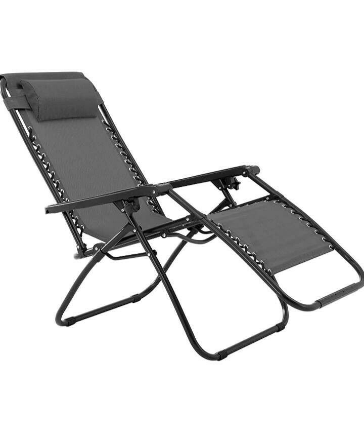 Homebase Powder-coated Steel Frame Reclining Sunlounger Homebase Powder-coated Steel Frame Reclining Sunlounger