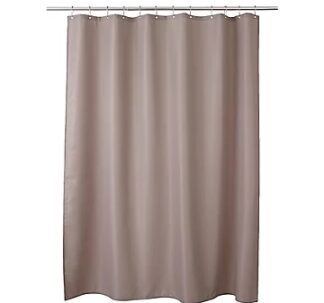 Cooke & Lewis Cecina Greige Waffle Shower curtain (L)1800mm