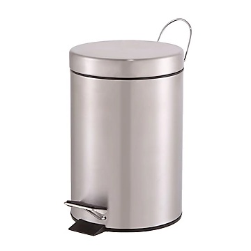 Cooke & Lewis Diani Stainless Steel Pedal Bin - 3L - Image 3