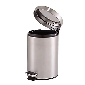 Cooke & Lewis Diani Stainless Steel Pedal Bin - 3L - Image 2
