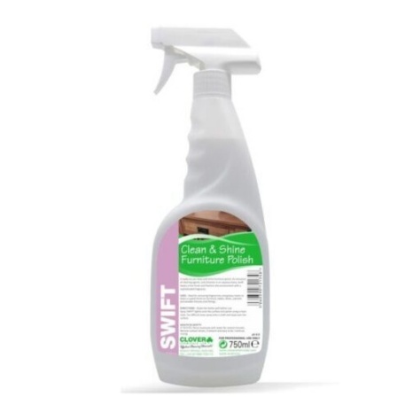 Swift Clean & Shine Furniture Polish by Clover Chemicals UK – 750 ml